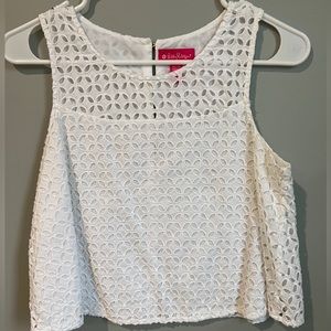 Lilly Pulitzer White tank top